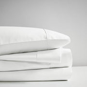 Pima Cotton Sateen 600 Thread Count Sheet Set, White KING