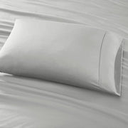 Pima Cotton Sateen 600 Thread Count Sheet Set, Grey