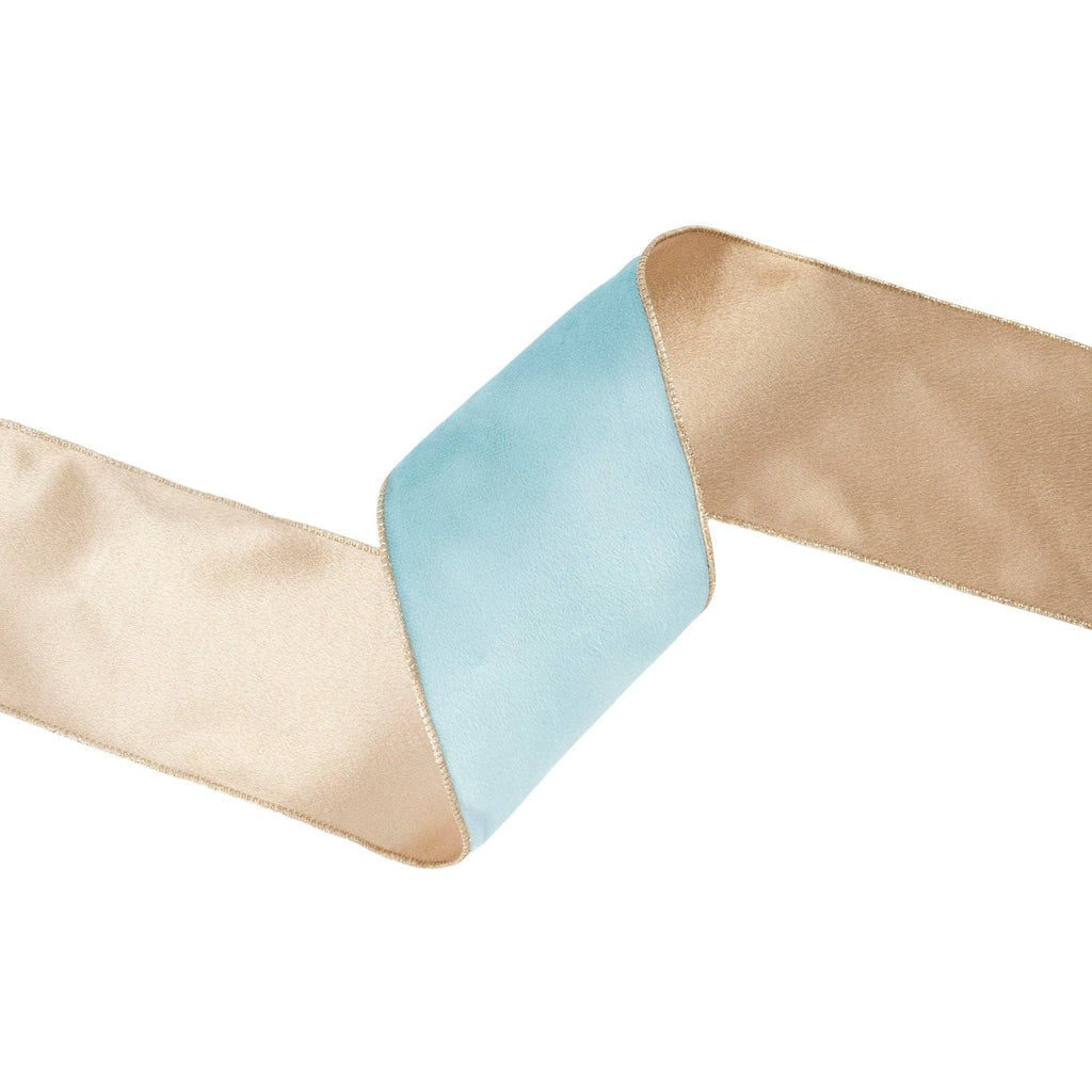 4" Reversible Classic Velvet Wired Ribbon 10 Yard Roll