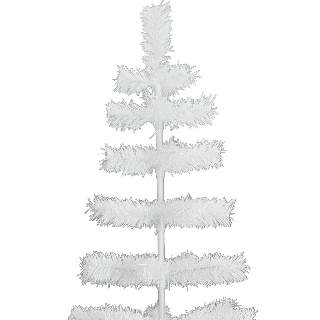 White Tinsel Christmas Tree