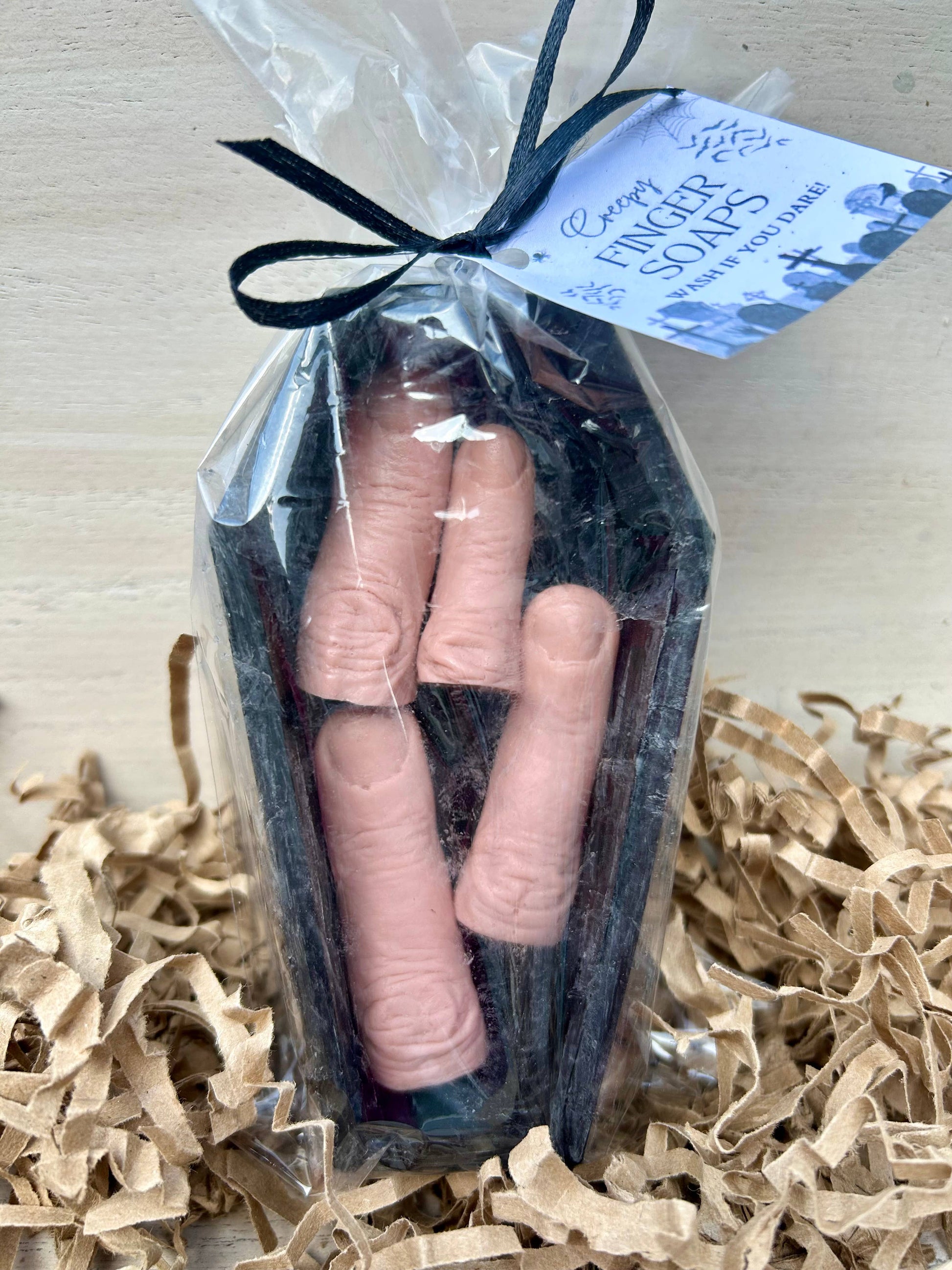 Spooky Coffin and Finger Soaps: Halloween items