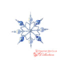 Blue Frost Twinkle - De Clue Beaded Christmas Collection WHLS