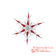 Peppermint Spark Star - De Clue Beaded Christmas Collection