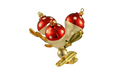 Tiniest Mushrooms Clip - De Clue Beaded Christmas Collection