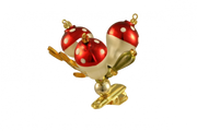 Tiniest Mushrooms Clip - De Clue Beaded Christmas Collection