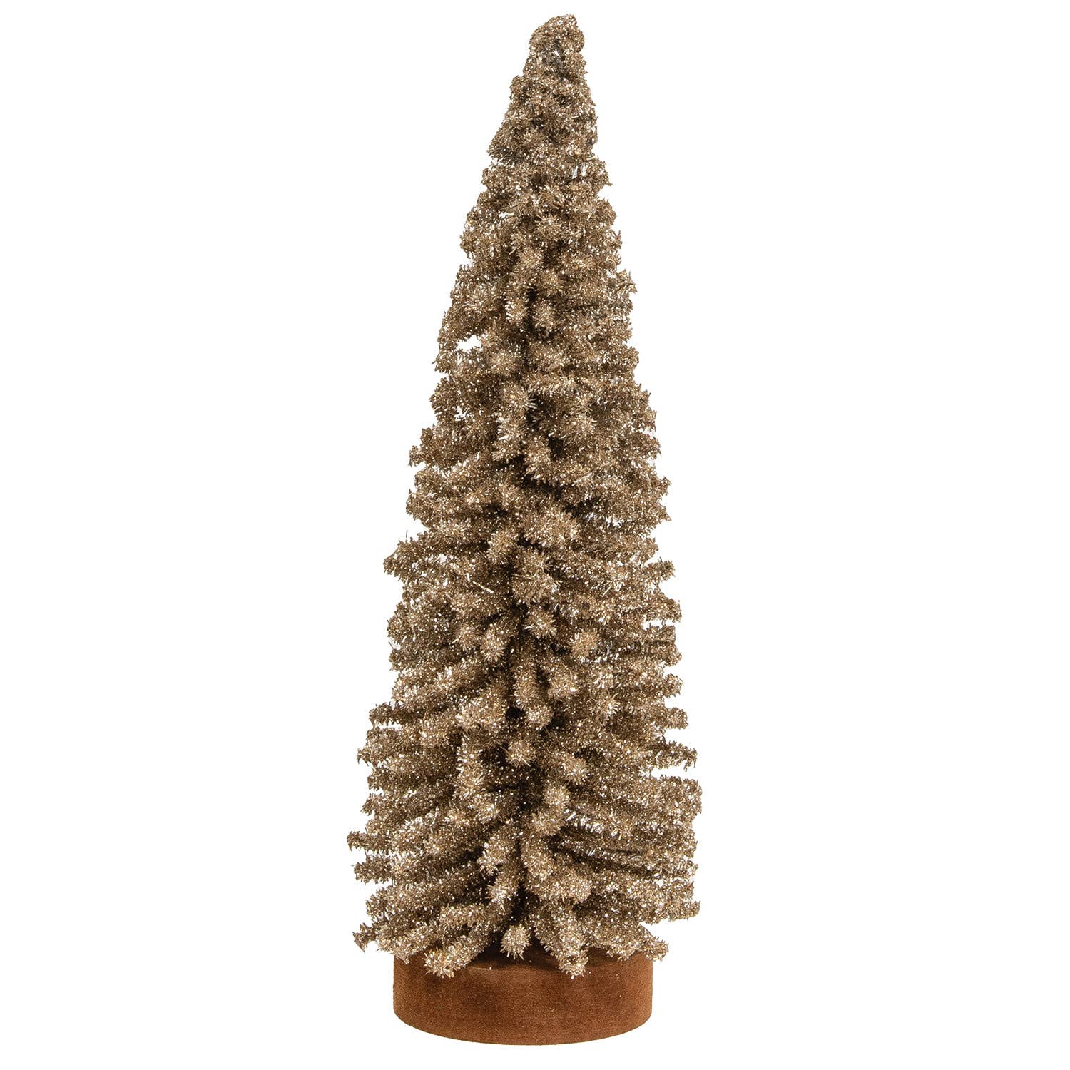 Champagne Gleam Bristle Tree - 10"