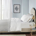 Pima Cotton Sateen 600 Thread Count Sheet Set, White KING