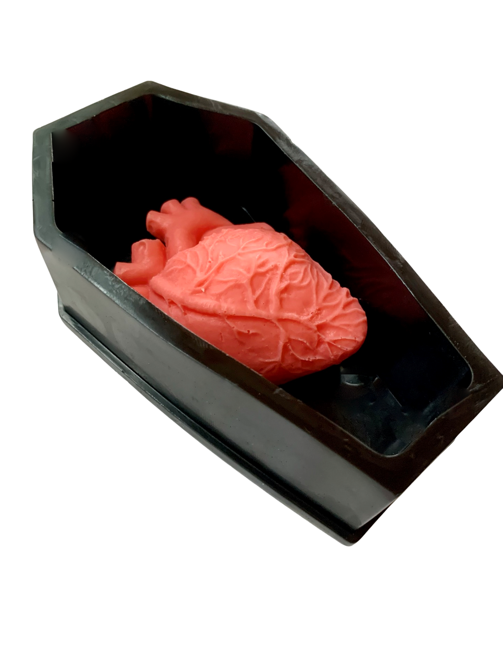 Spooky Coffin and Heart Soap:  Halloween items