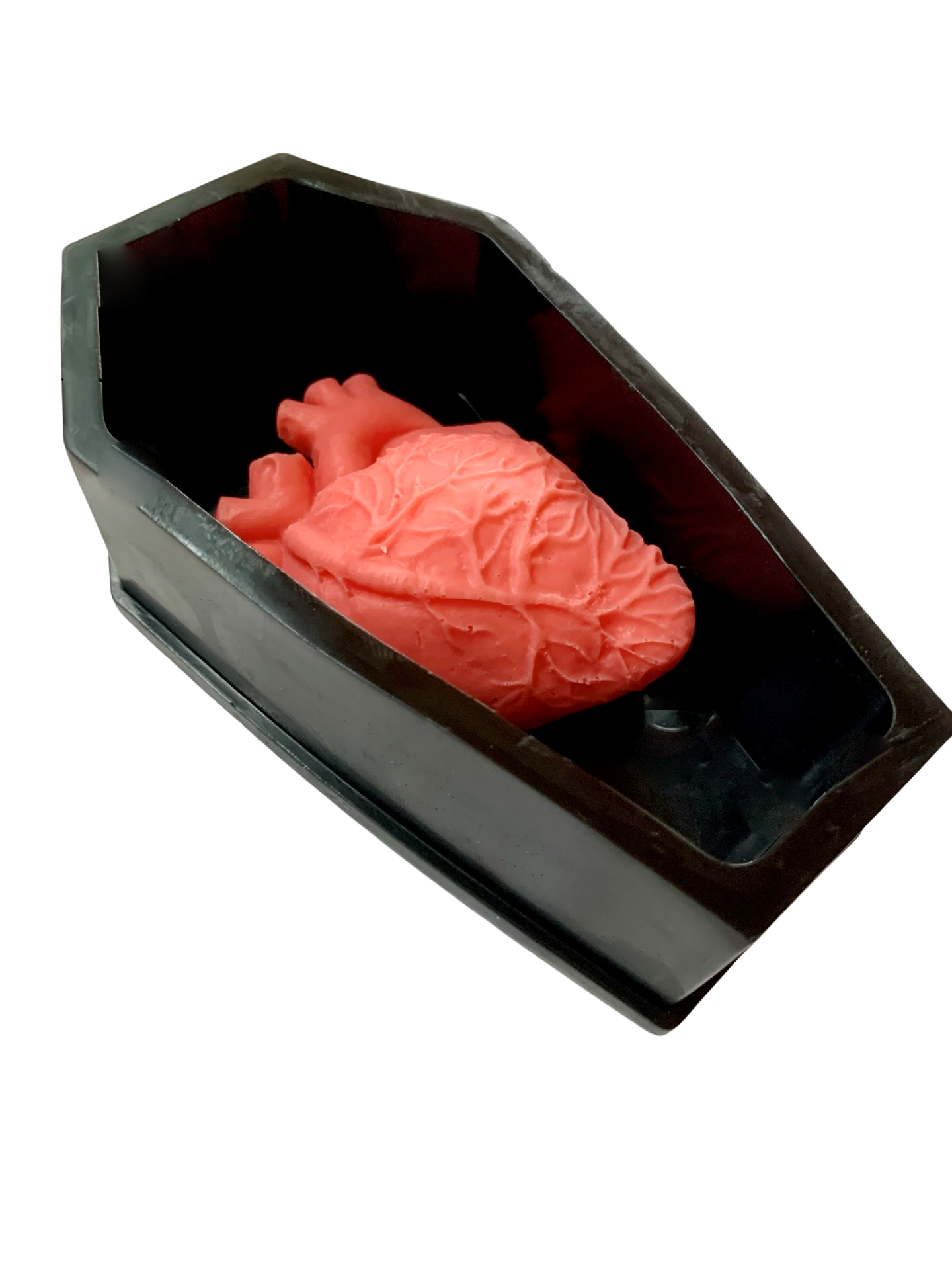 Spooky Coffin and Heart Soap:  Halloween items