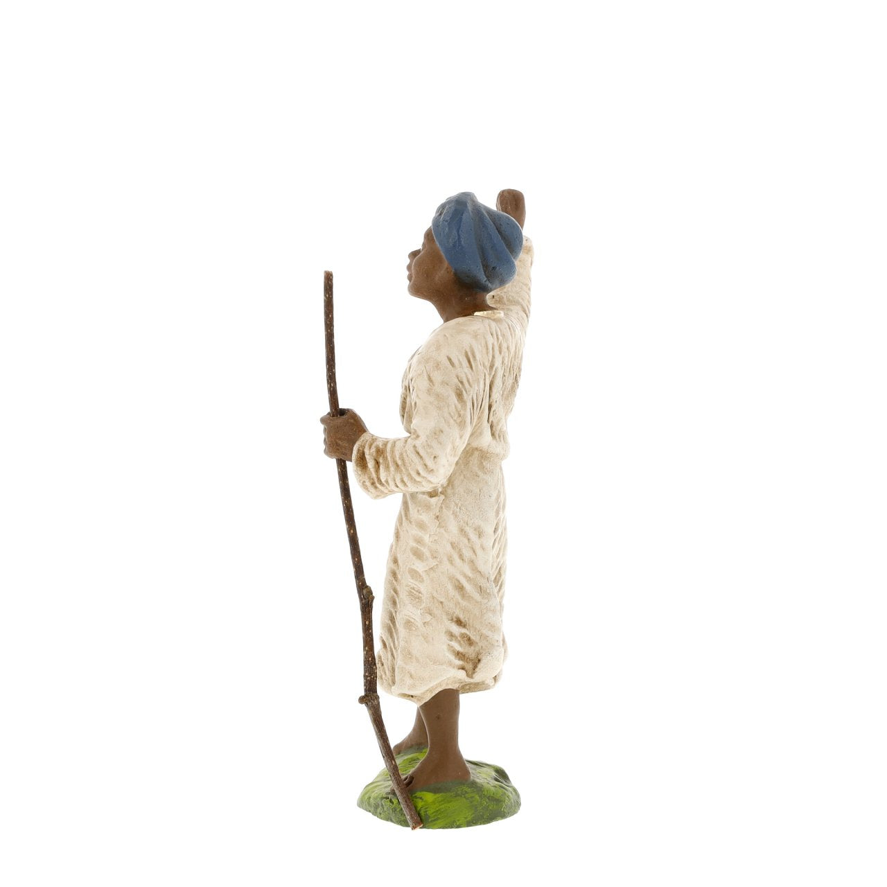 Vintage Inspired Camel Driver (Black), scale to 4.5 figures - German Christmas Collection Marolin Made in Germany Nativity