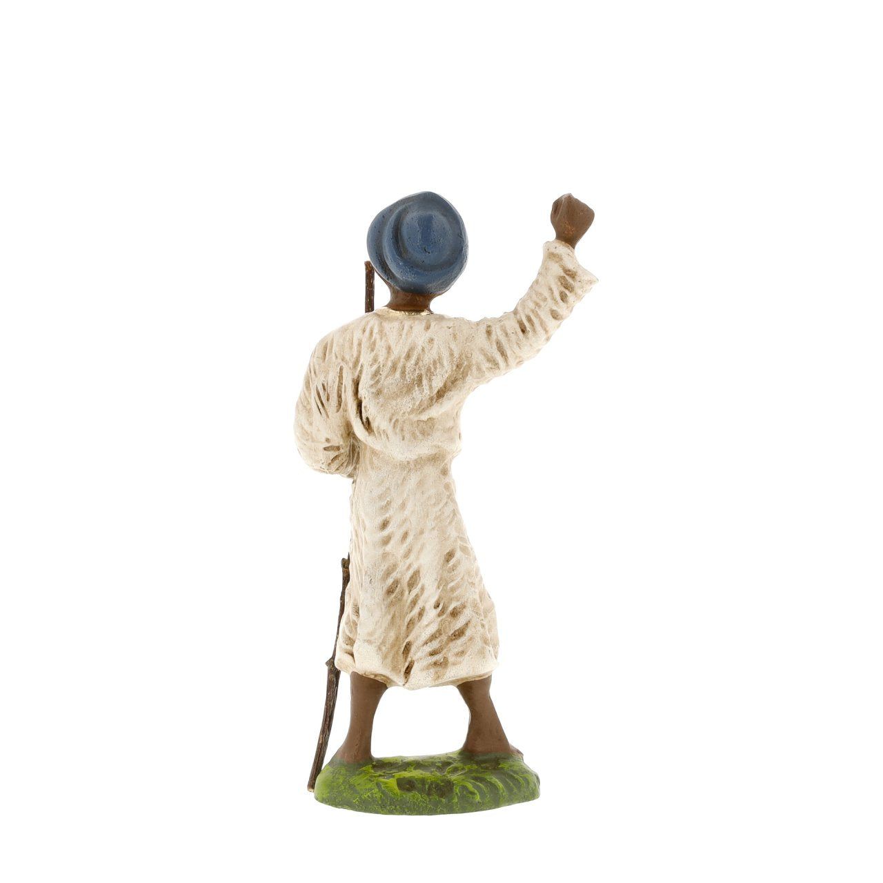 Vintage Inspired Camel Driver (Black), scale to 4.5 figures - German Christmas Collection Marolin Made in Germany Nativity