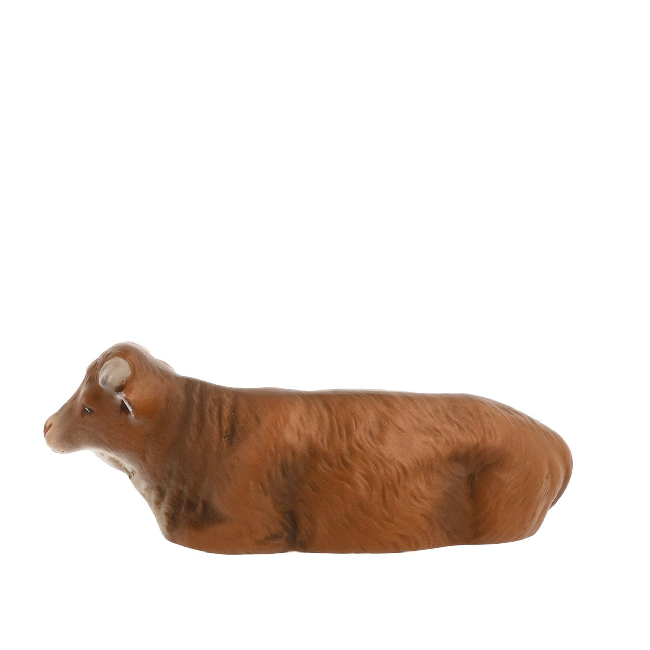 Vintage Inspired Lying Ox/Cow, scale to 4.5 figures - German Christmas Collection