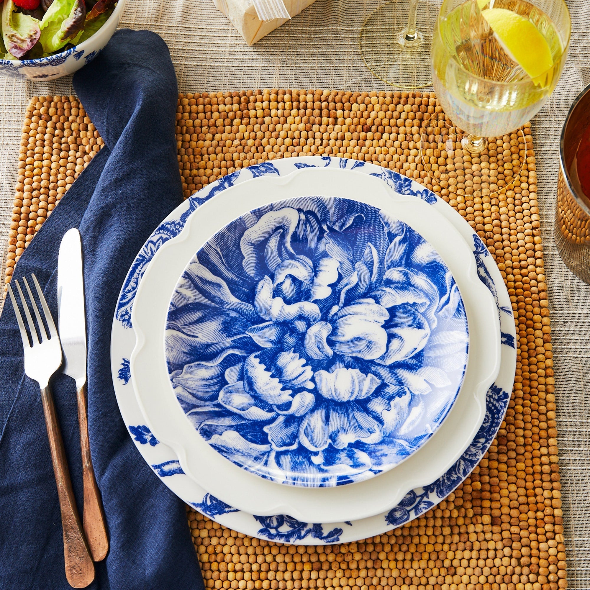 Peony Coupe Salad Plate