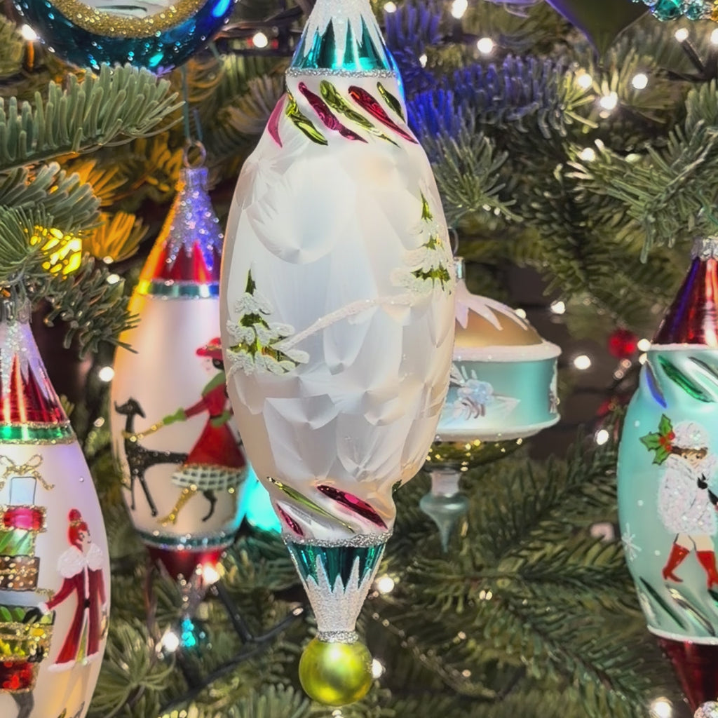 Schnee Fun Tear Drop- Exclusive Christmas Ornament