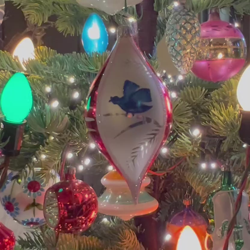 Winter Songs Blue 4.7 in Lemon Drop - Antik Baubles Exclusive Christmas Ornament