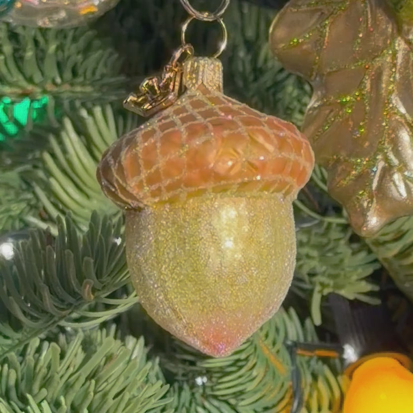 PNW Gold + Cream Acorn -TDC Woodland Christmas Collection