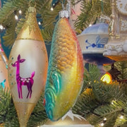 Carpe Noël Fish- German Glass Ornament Christmas Collection