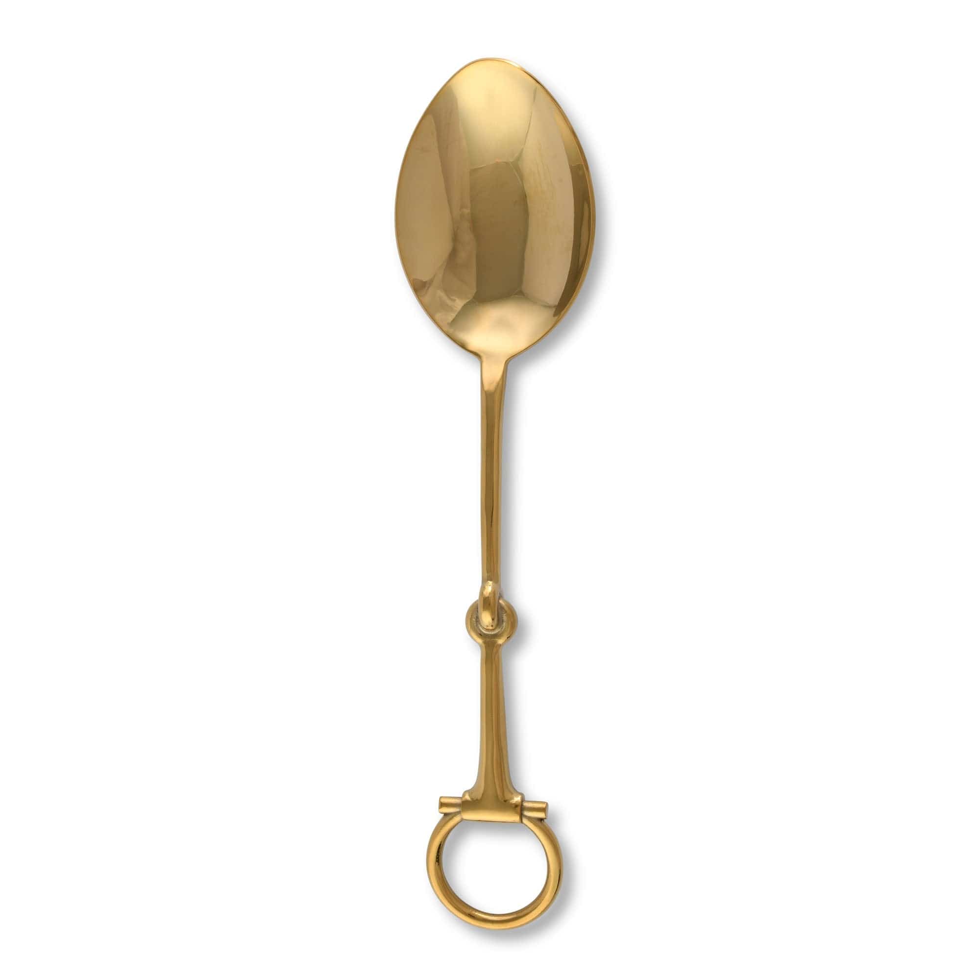 Bit Serving Spoon - Stainless Steel Shiny Gold