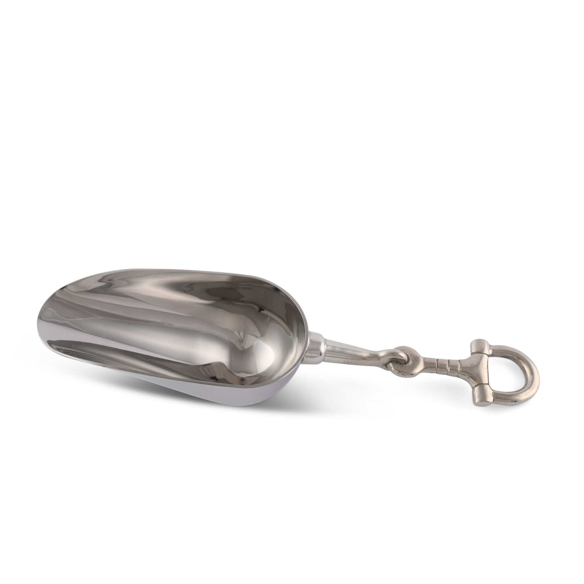 Equestrian Horse Bit Pewter Handle Ice Scoop