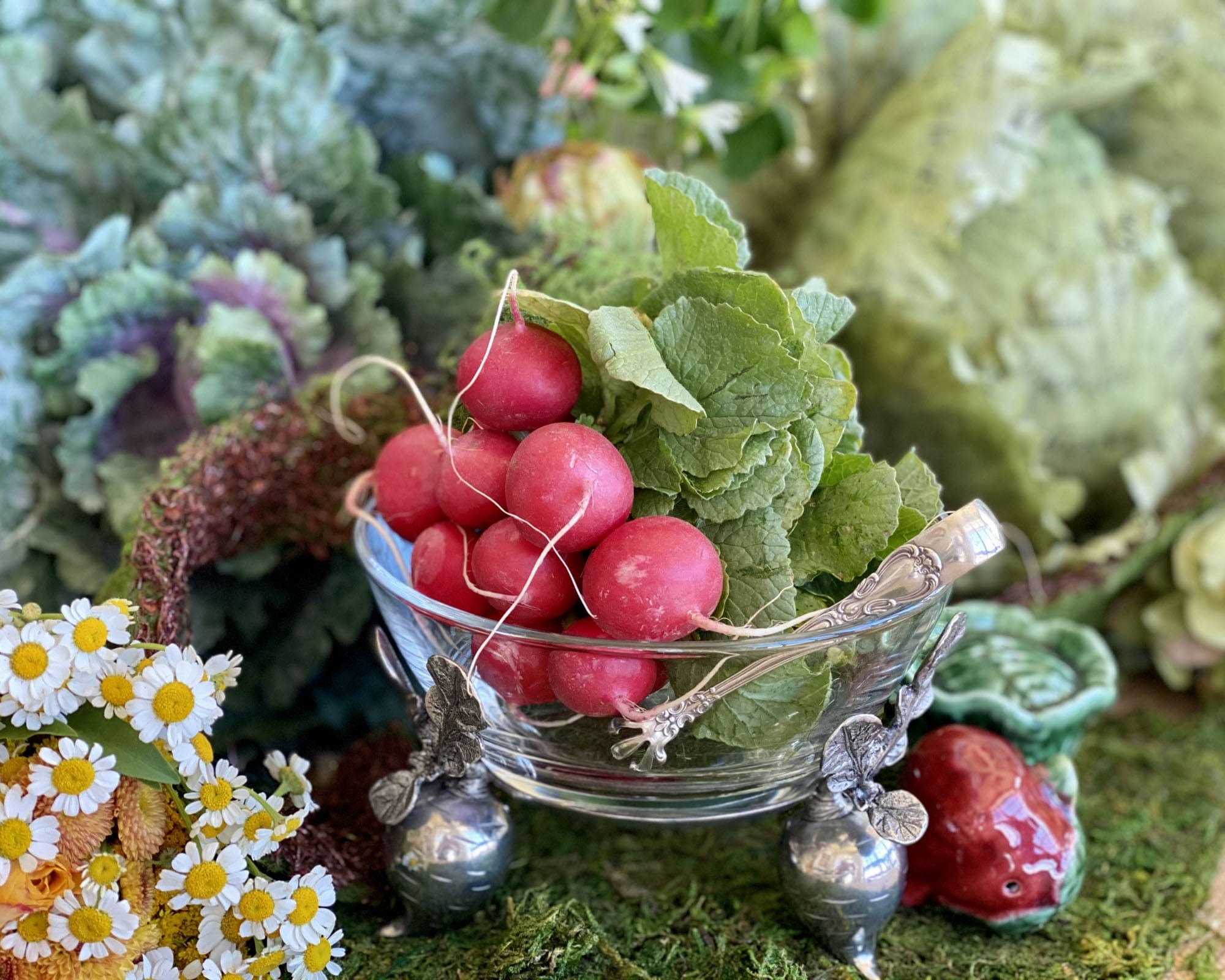 Radish Dip Bowls