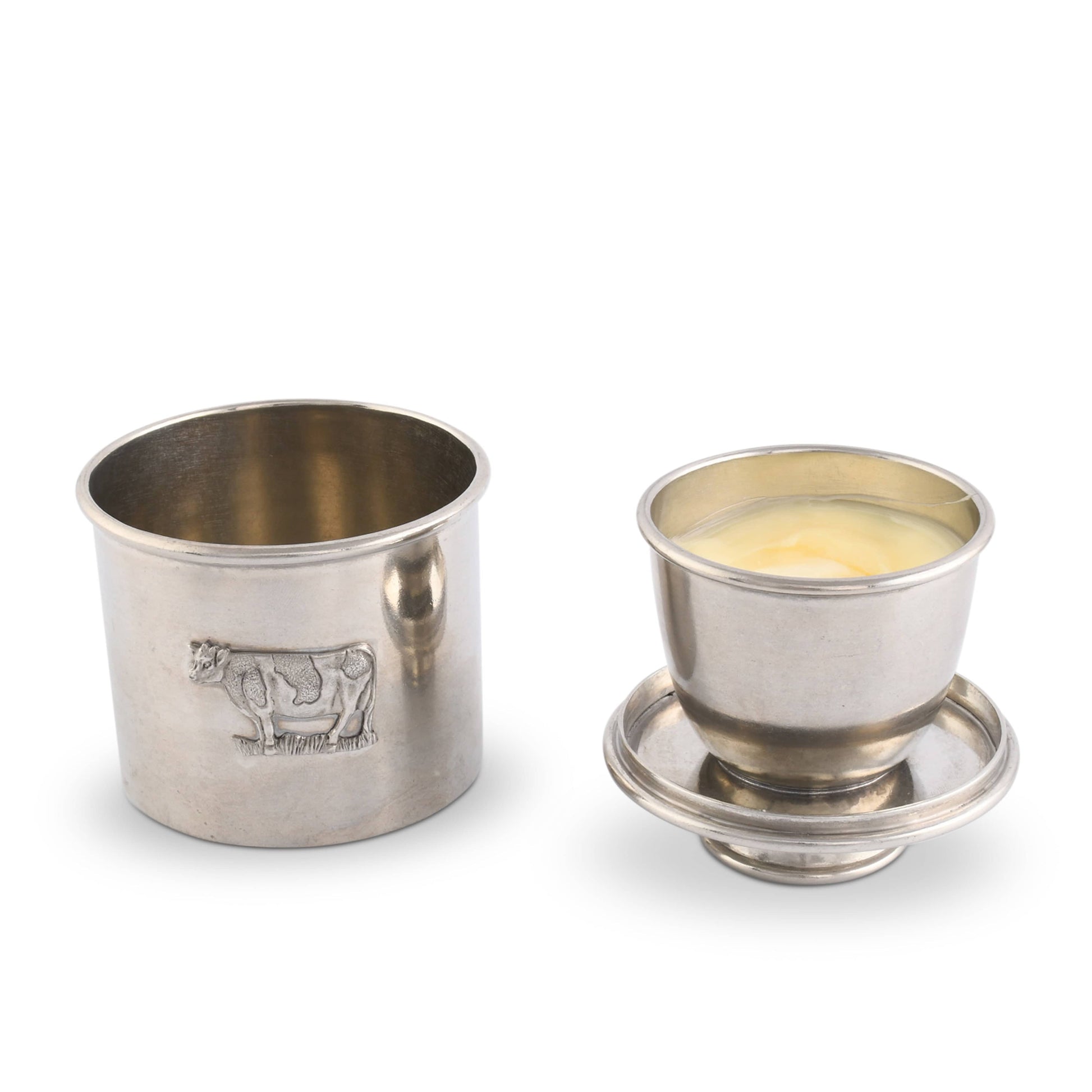 Classic Pewter French Bell Shaped Butter Server