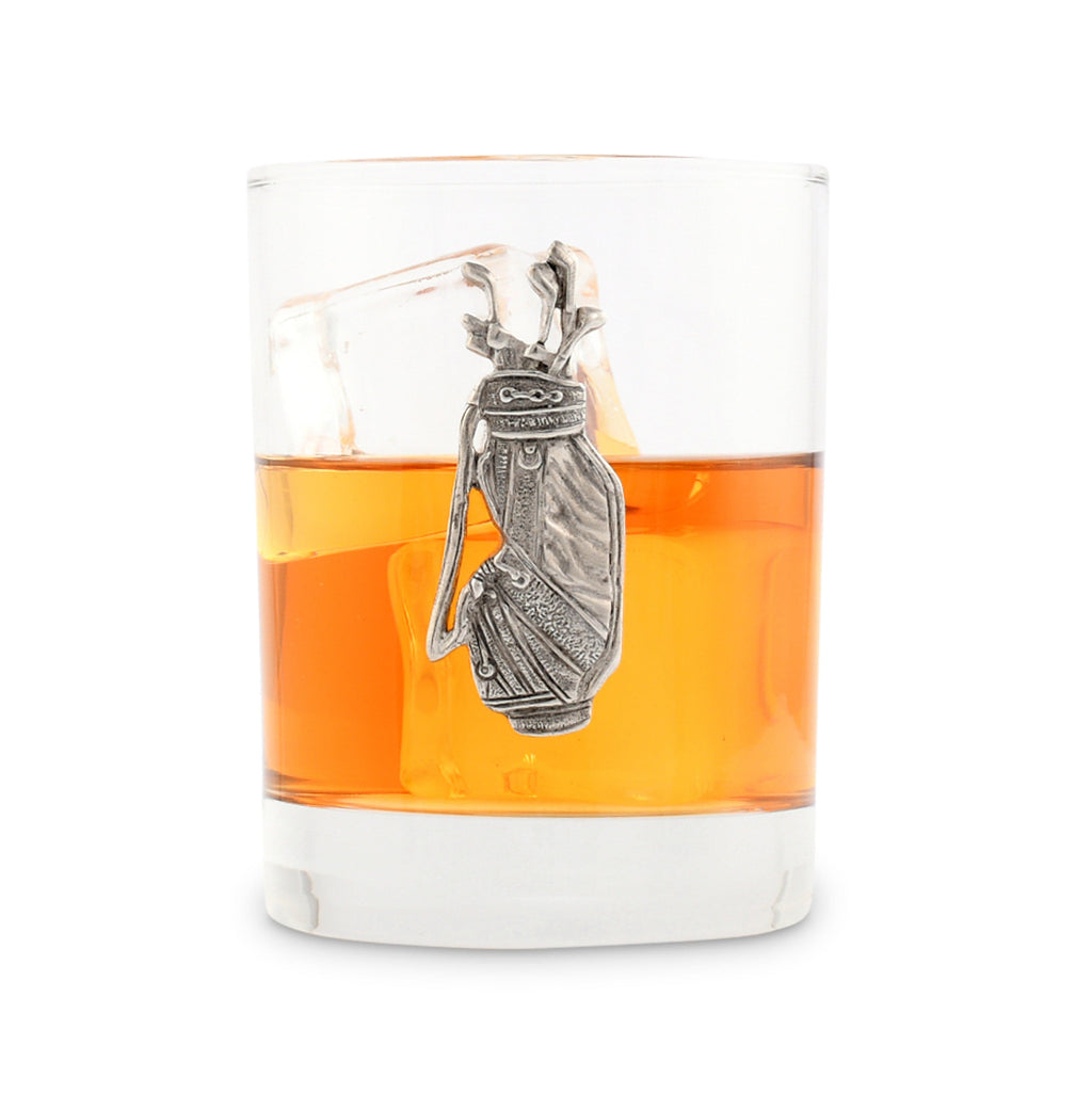 Golf Bag Double Old Fashioned Glass