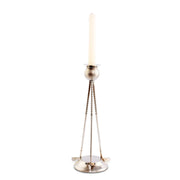 Golf Club Pewter Candlestick