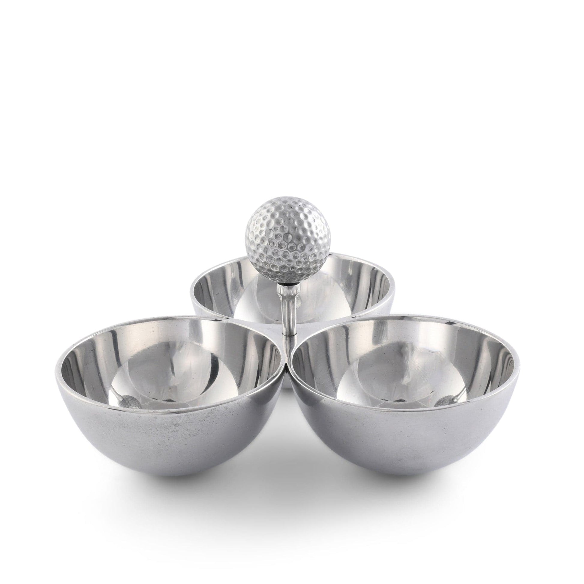 Golf Nut Bowl 3 Section