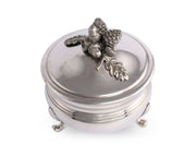Pewter Acorn  Sauce Bowl