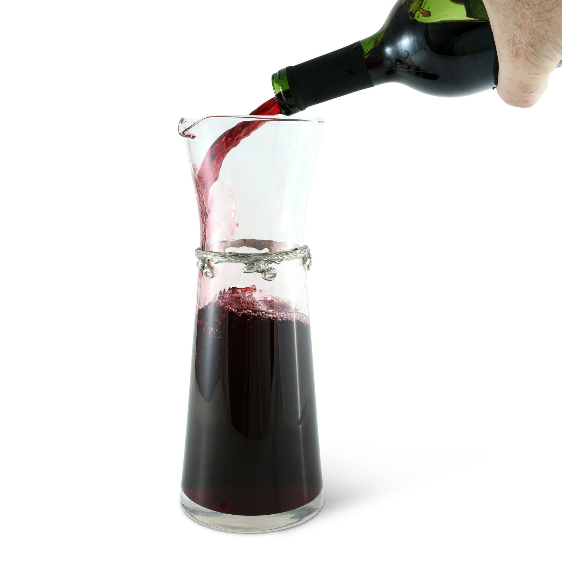 Wine Carafe - Acorn Band - Large