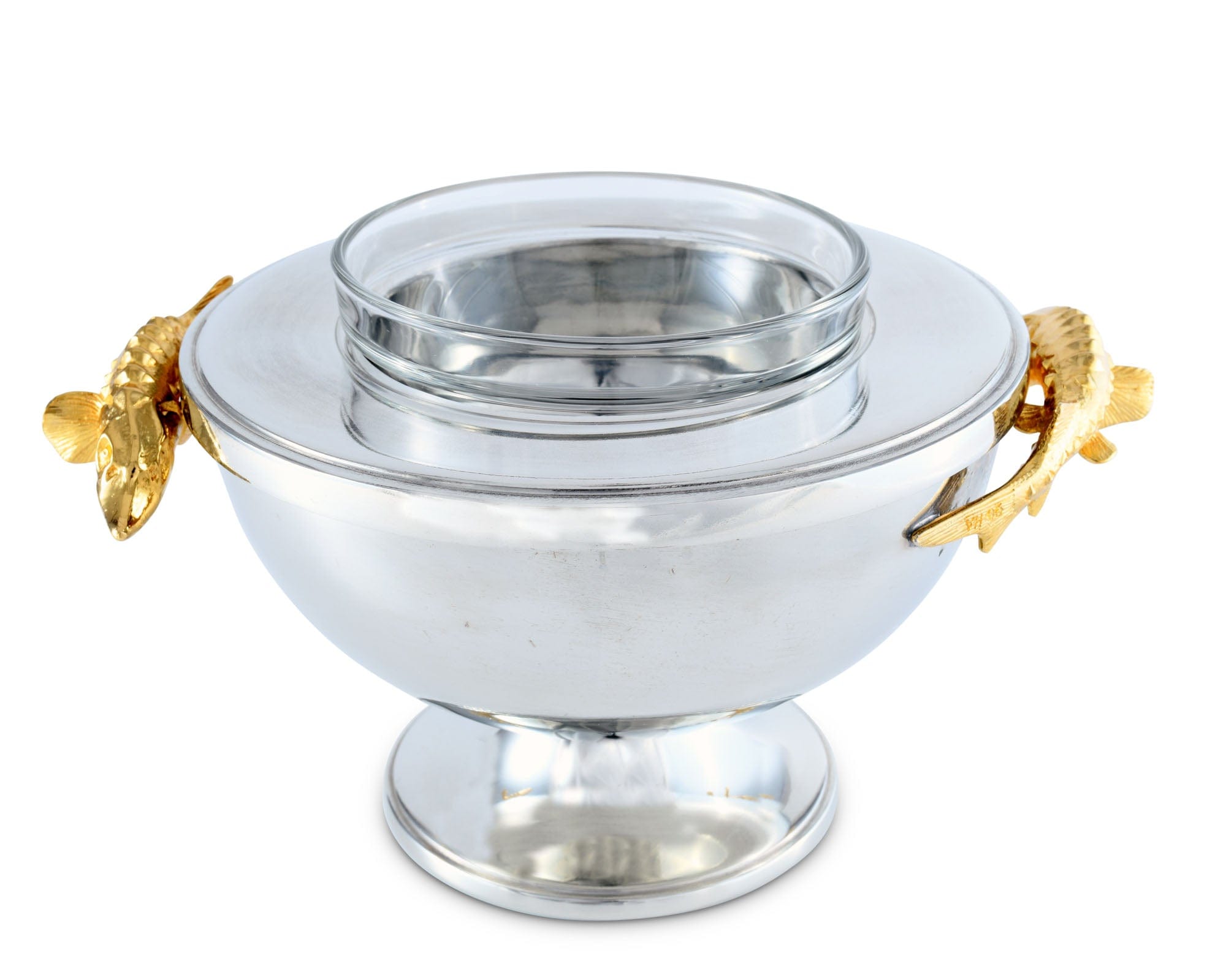 Gold Sturgeon Caviar Server