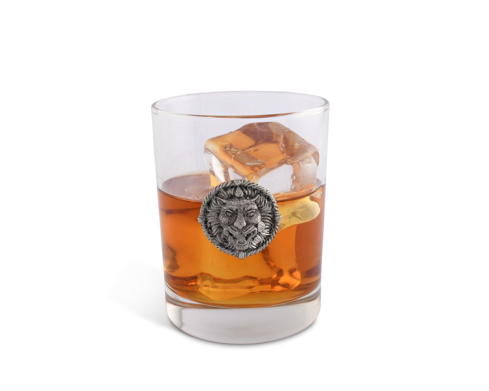 Lion Head Double Old Fashion Bar Glass