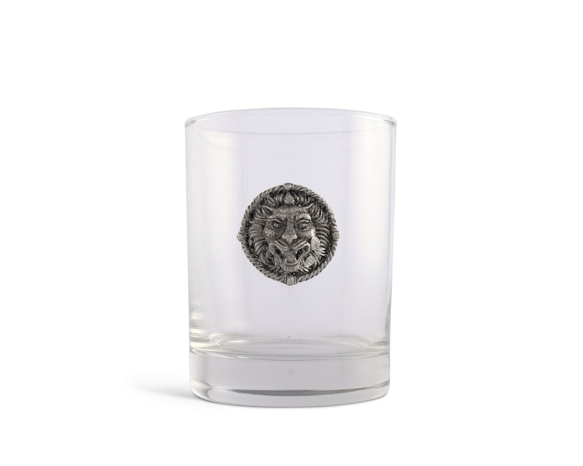 Lion Head Double Old Fashion Bar Glass
