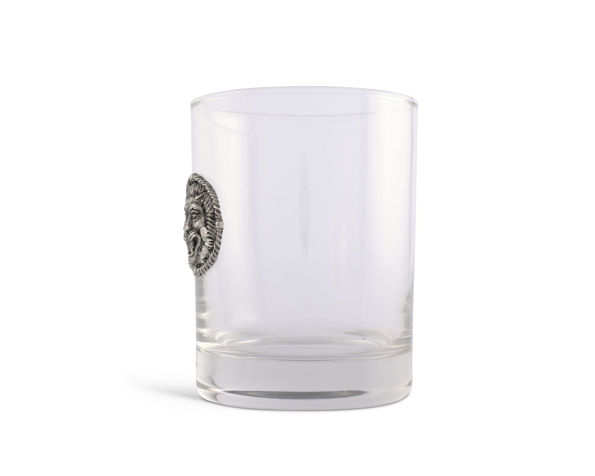 Lion Head Double Old Fashion Bar Glass