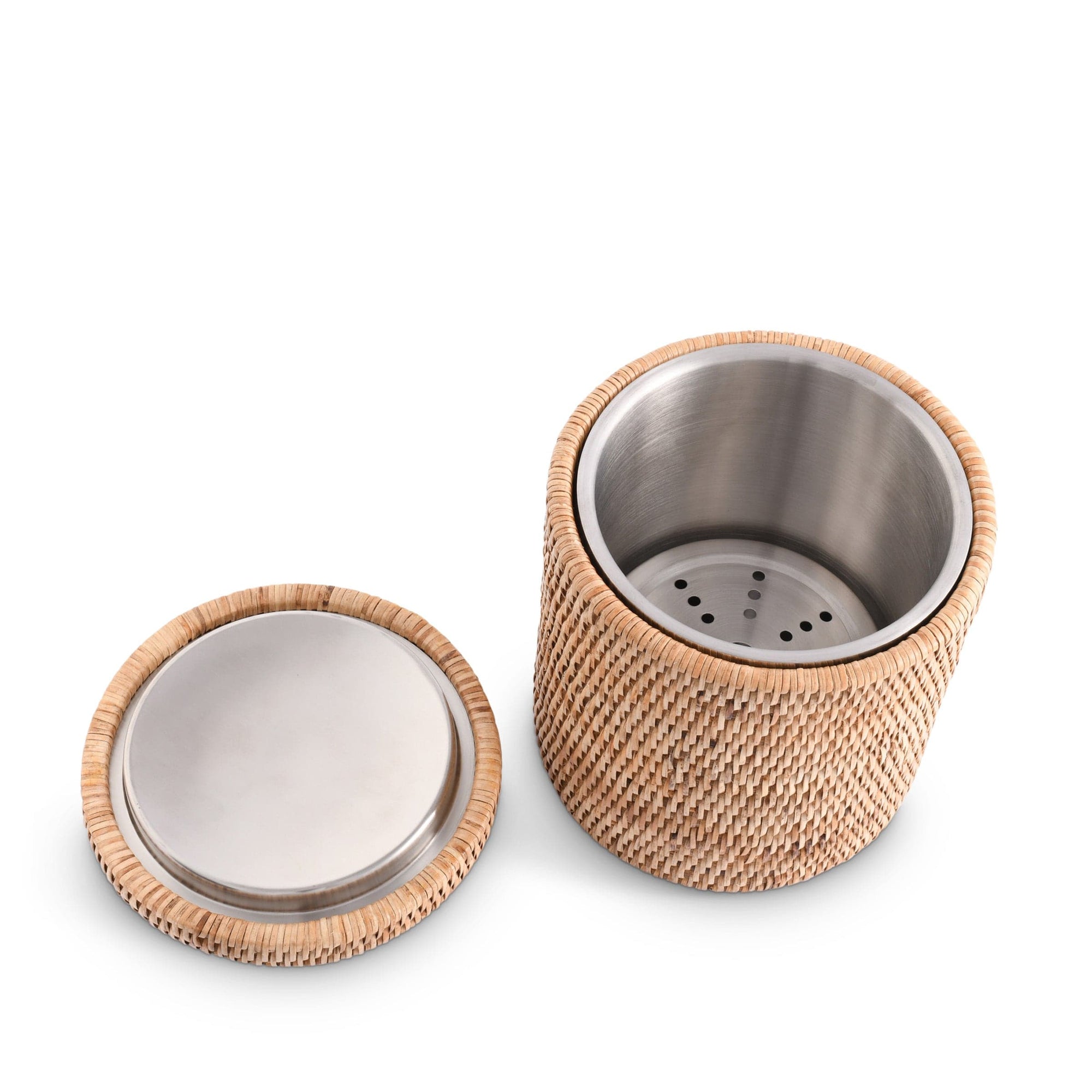 Hand Woven Wicker Rattan Ice Bucket