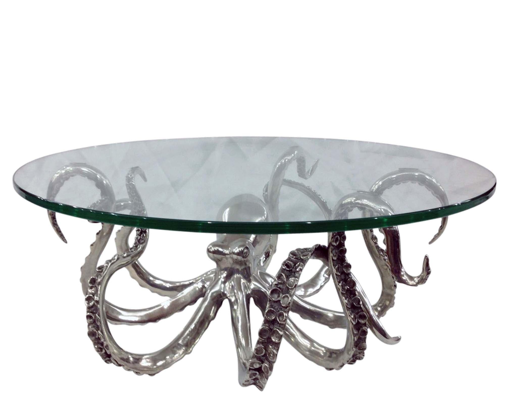 Pewter Octopus Dessert Stand - MED