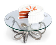 Pewter Octopus Dessert Stand - MED