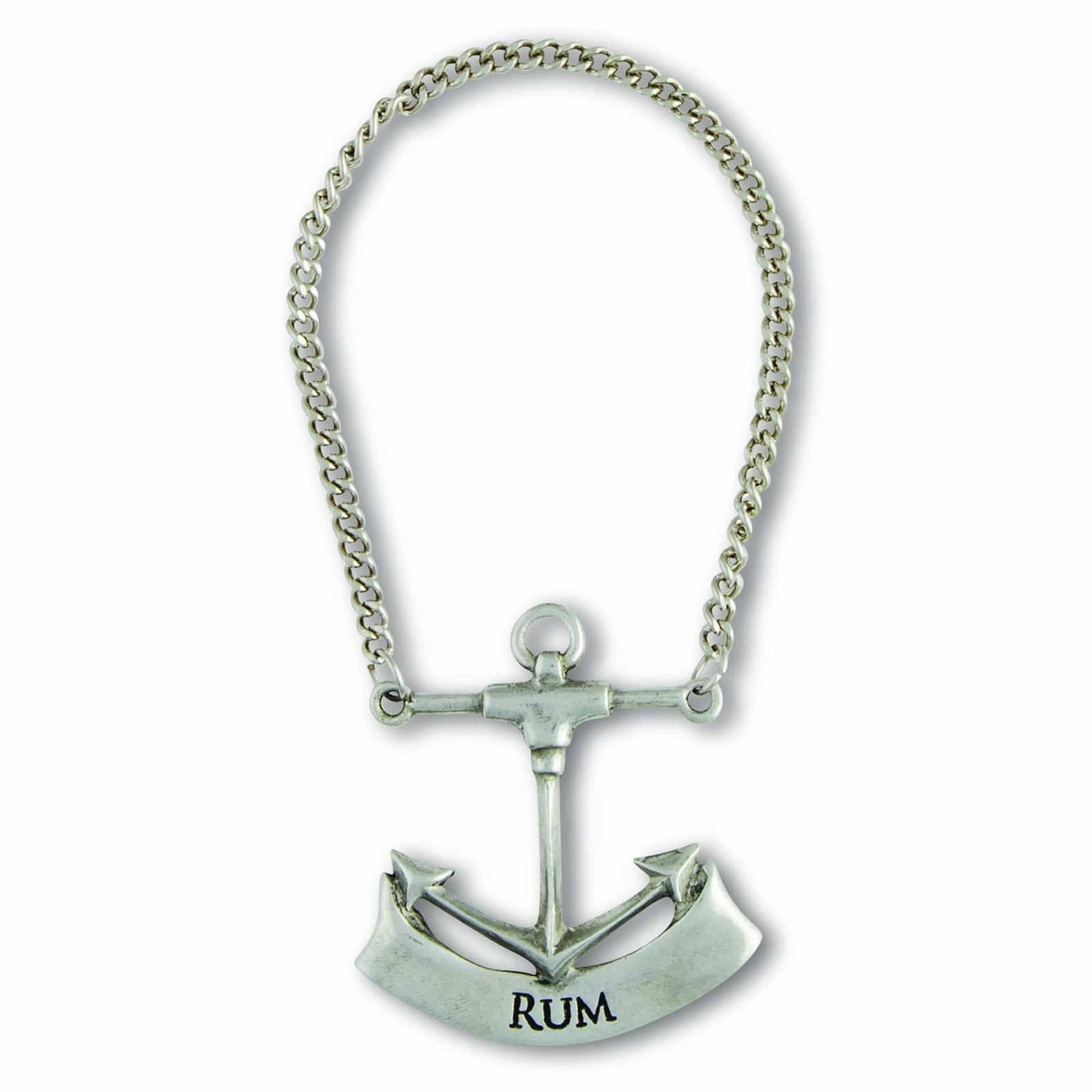 Pewter Anchor Decanter Tags