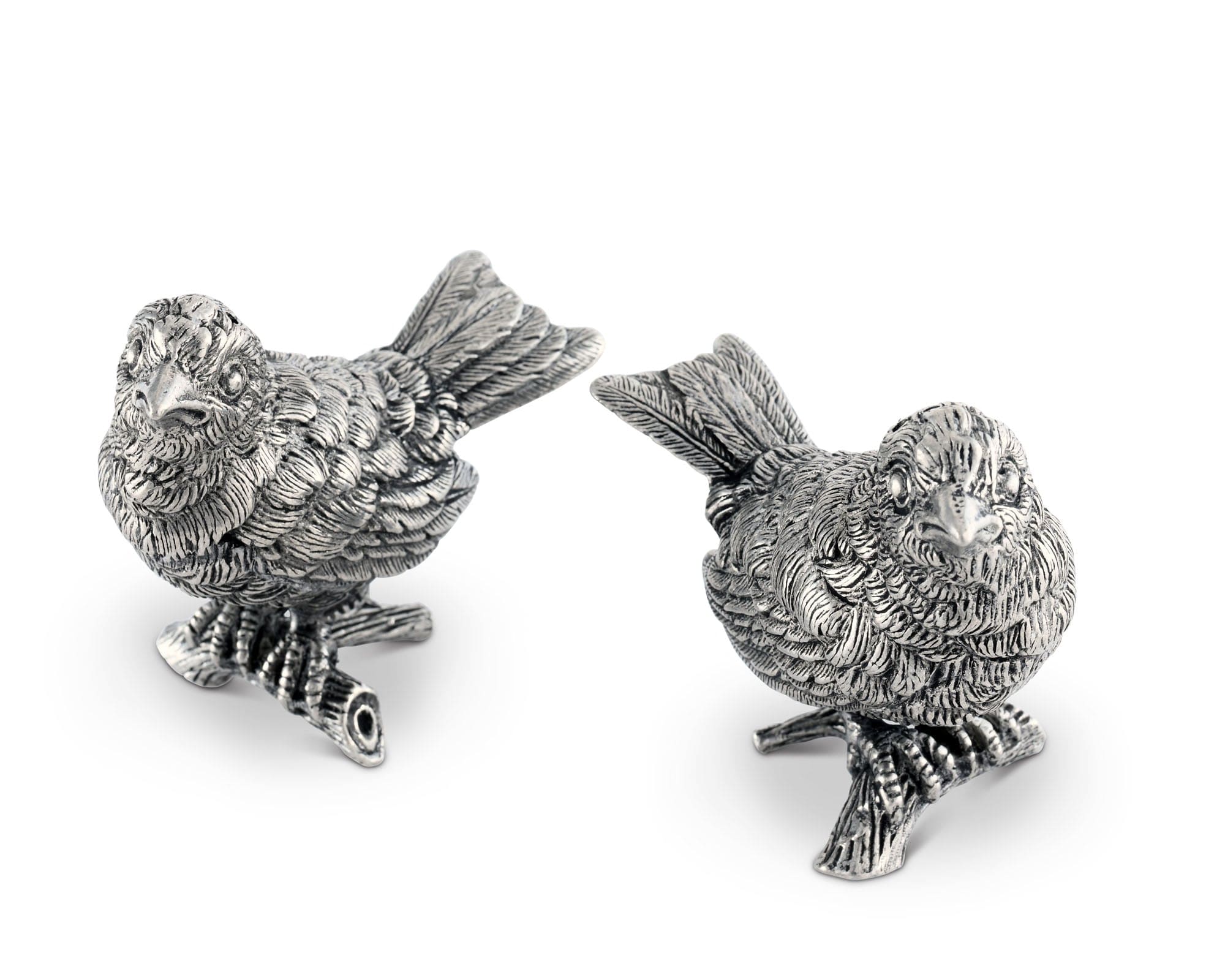 Pewter Song Birds Salt & Pepper Set