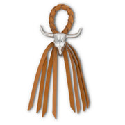 Long Horn Skull Leather Napkin Ring