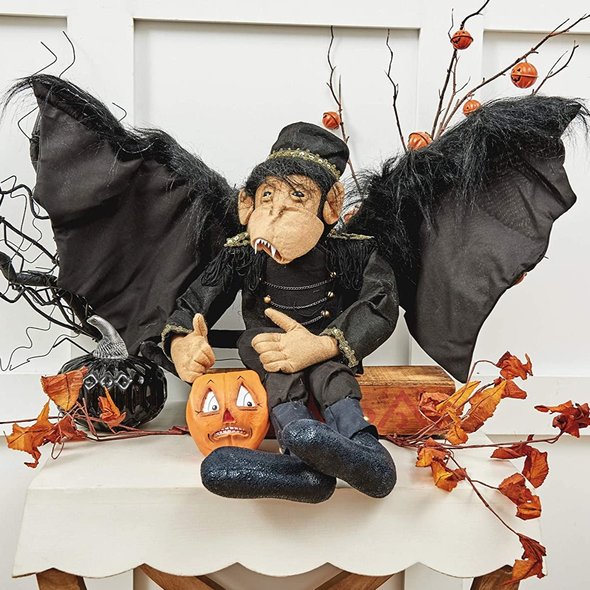"Not My Flying Monkey" Soft Figure Halloween Decor | Artist Joe Spencer - Timothy De Clue Collection