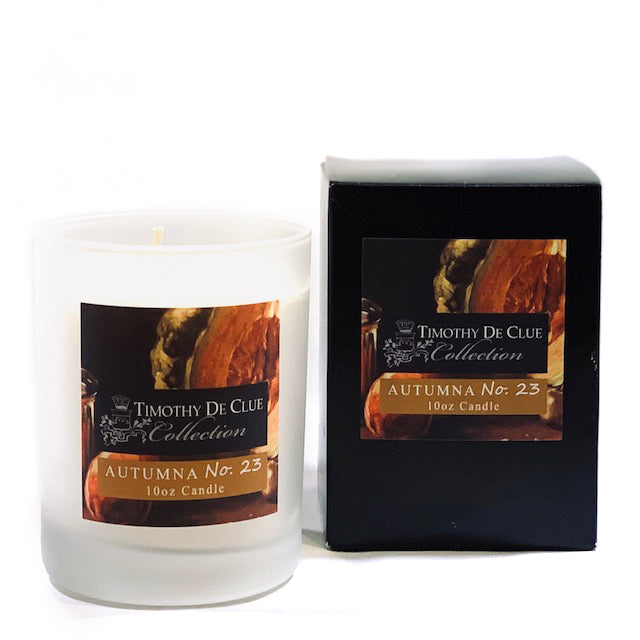 Autumna 10oz Frosted Candle Exclusive Home Scent By Timothy De Clue Collection