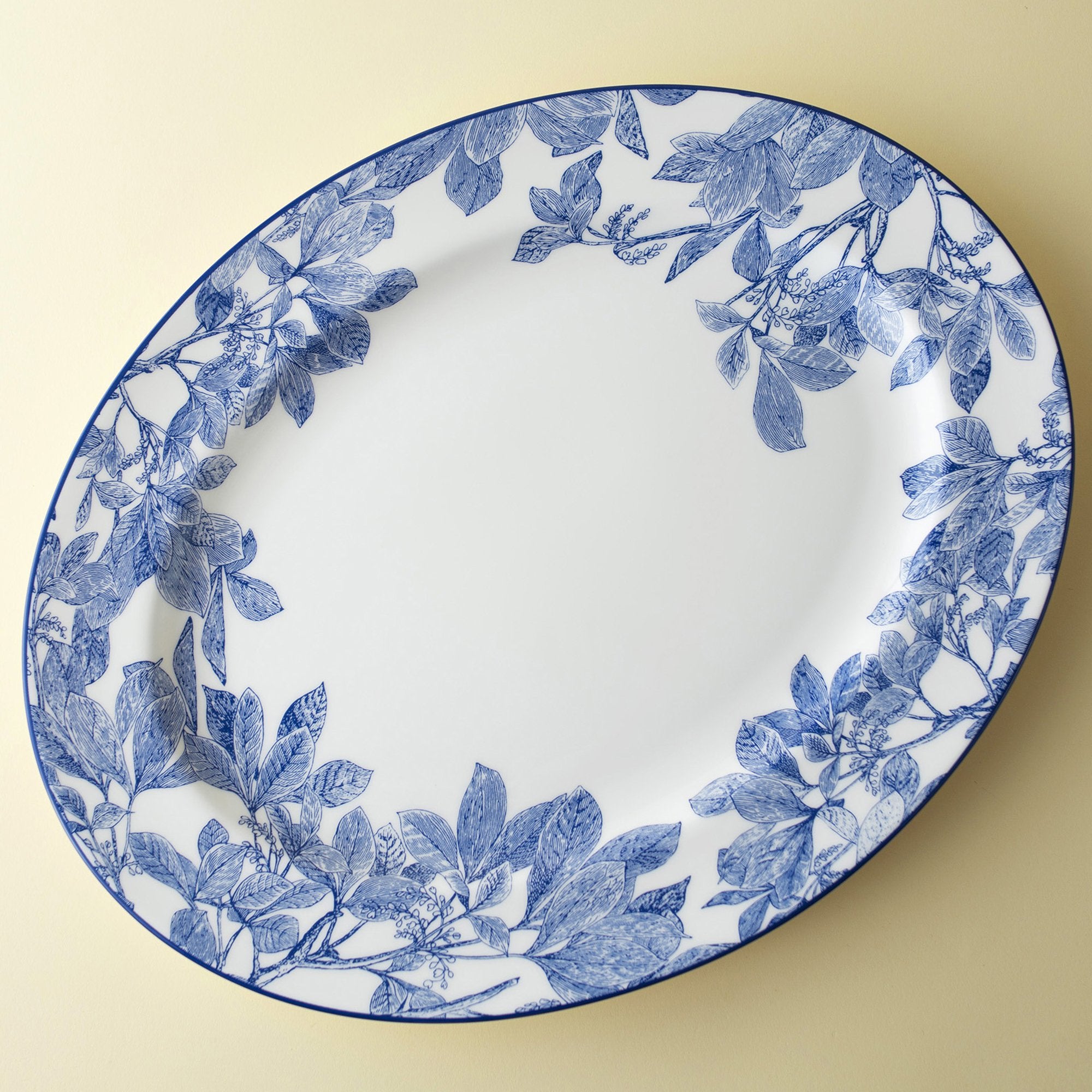 Arbor Blue Large Oval Platter