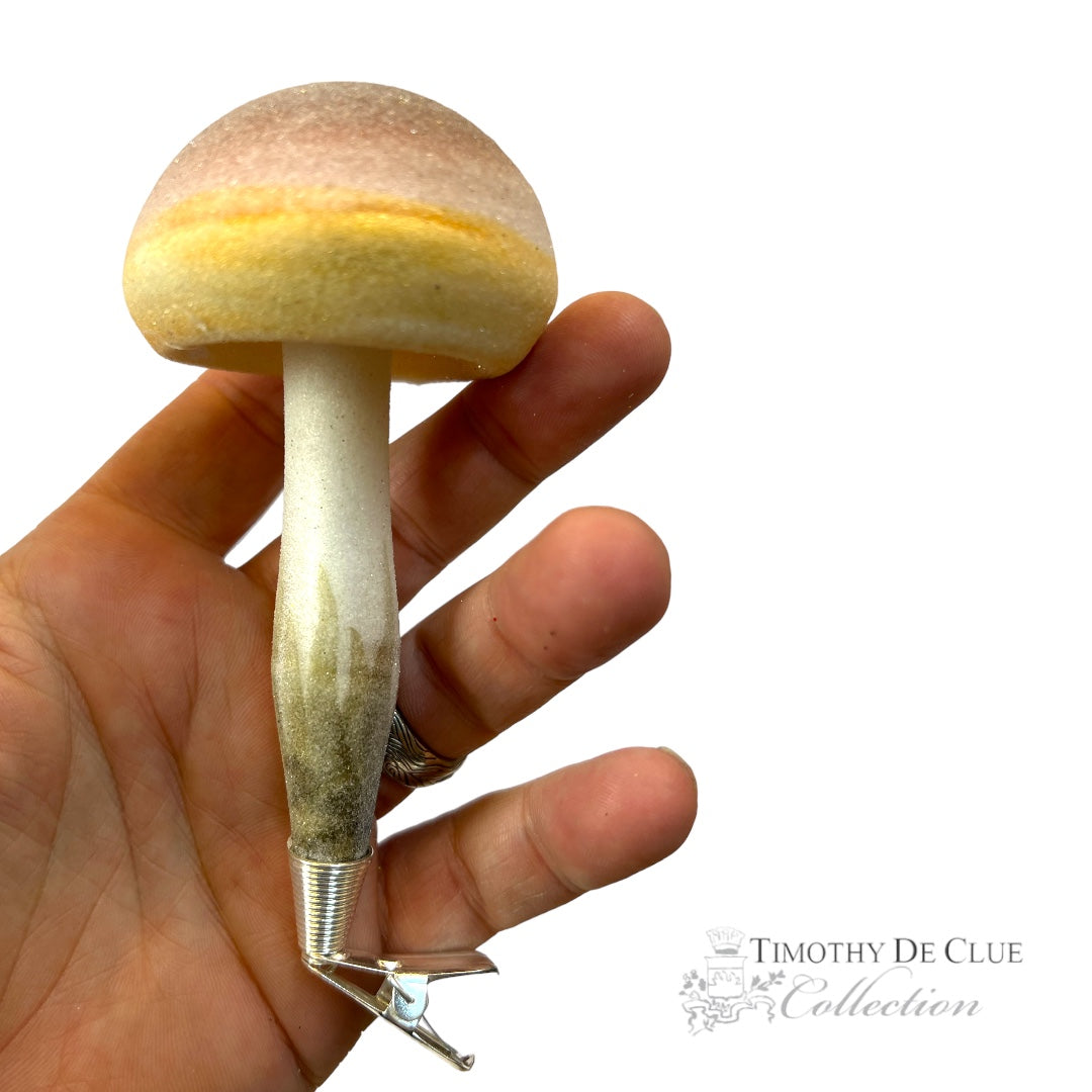 Psalliota Silvatica Mushroom 2023 “PNW Forest Series"- Timothy De Clue Exclusive Christmas Ornament