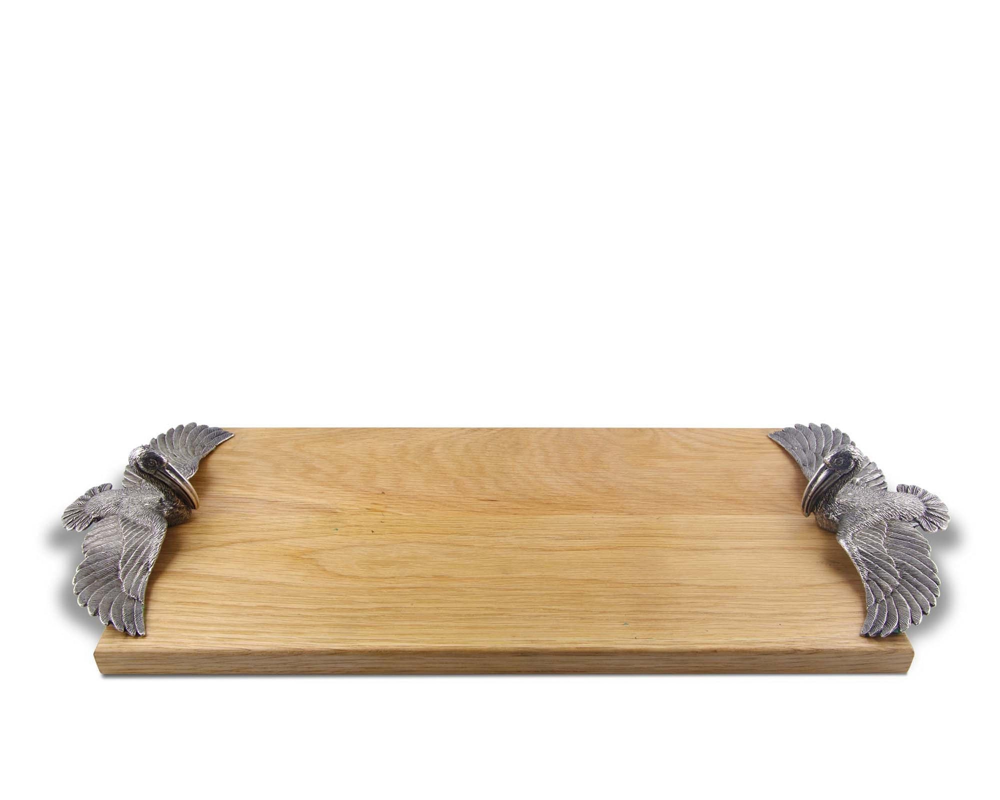 Flying Pewter Pelican Charcuterie Cheese Board | Bar Board Timothy De Clue Collection